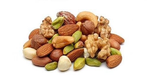 Nuts are useful foods to increase potency. 