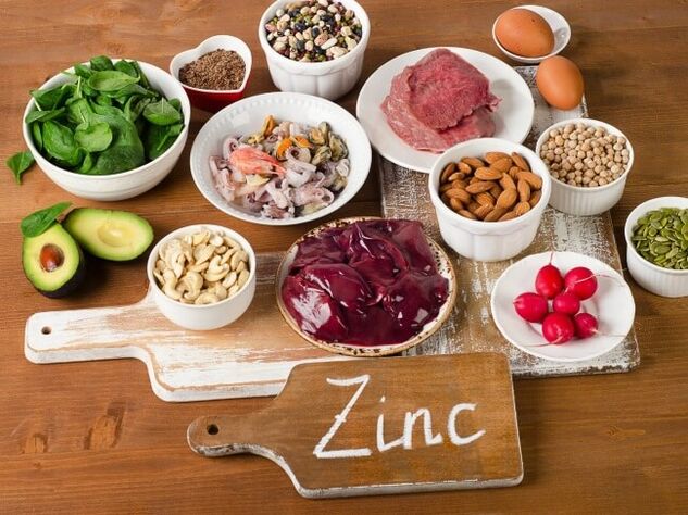 Products that contain zinc