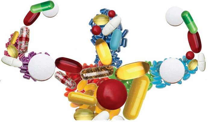 Vitamins to increase potency in men.